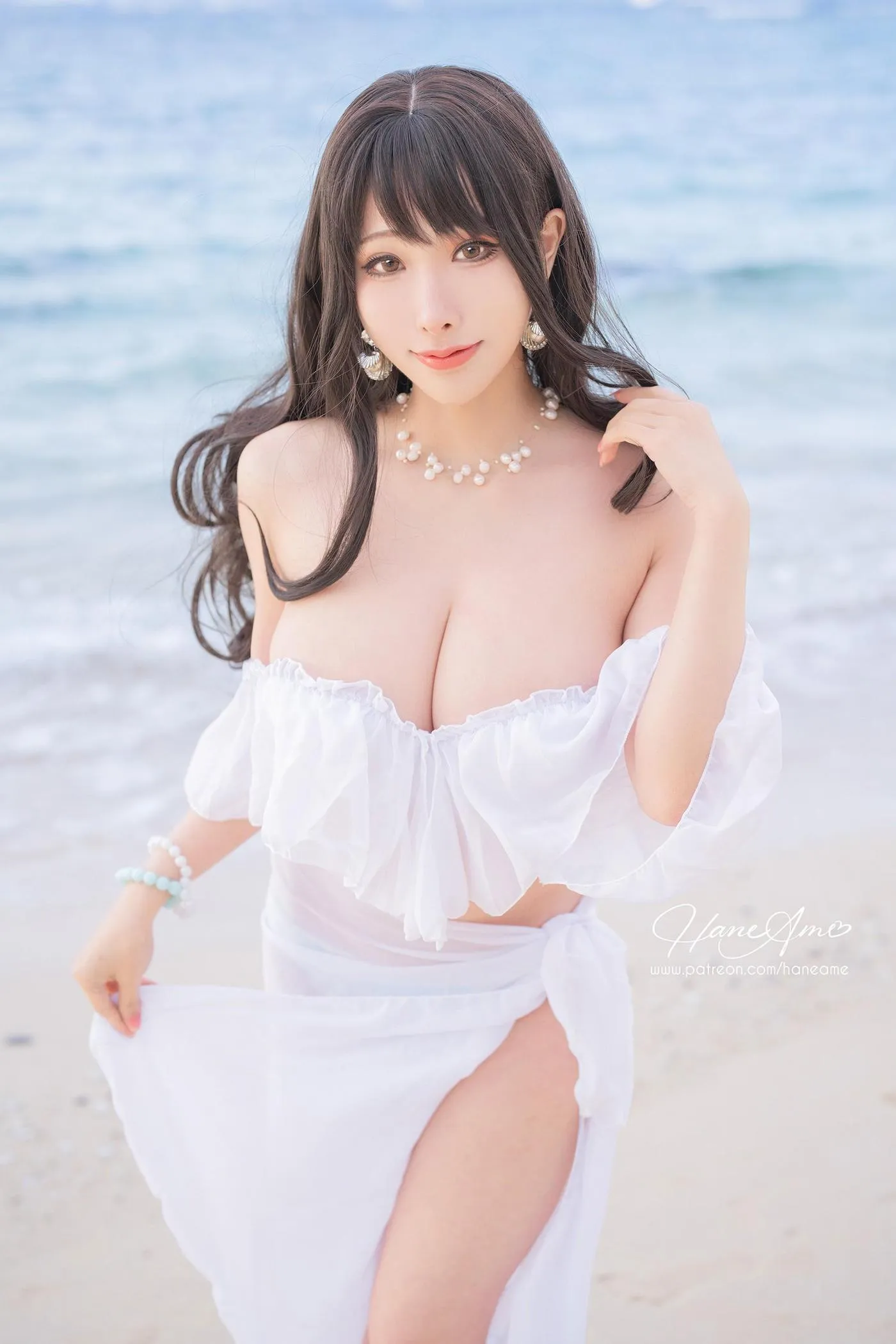 雨波_HaneAme – NO.191 2023年05月新品订阅4套视频-Original White Sand Love In Okinawa [43P]插图3